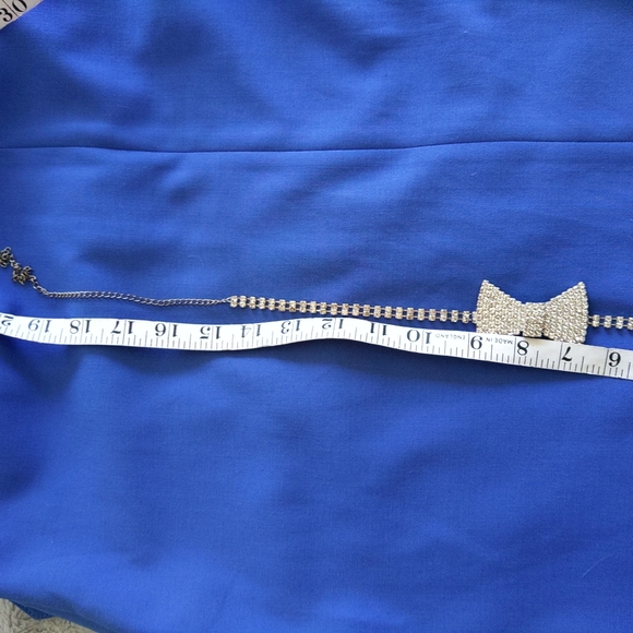 Rhinestone bowtie necklace unique - Picture 4 of 5